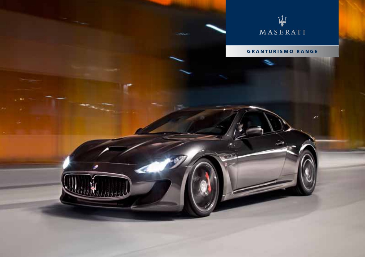 2014 Maserati Granturismo Brochure